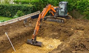 Swimming pool and spa excavation works