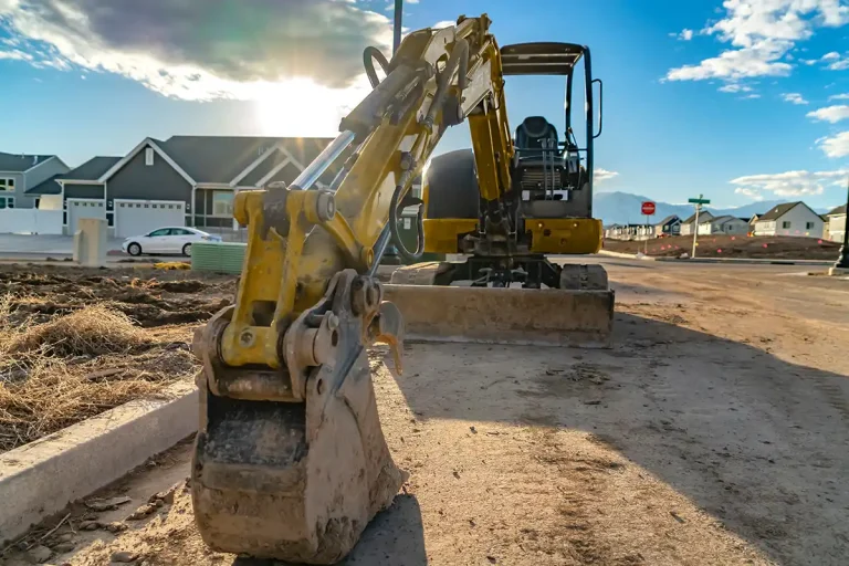 Grading and levelling earthworks